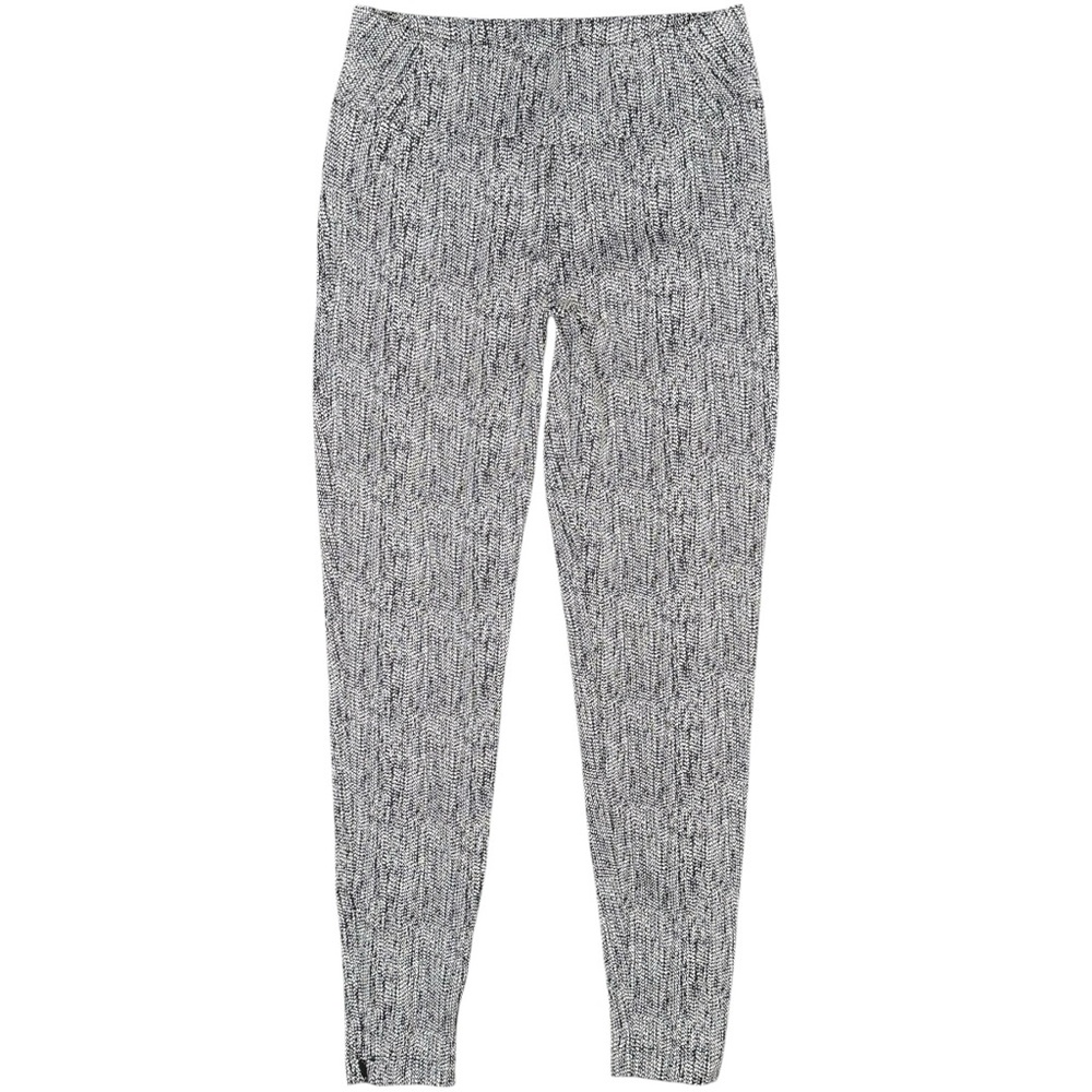 Athleta Delancey Skyline Leggings Braiden Textured Black w/ Zippers Womens Small